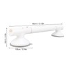 Generic 17 Inch Grab Bars for Bathtubs and Showers, Suction
