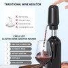 CIRCLE JOY Electric Wine Opener Set 4-in-1 Wine Set with