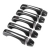 5pcs/set Car Door Handle Inserts Cover Kit Exterior Decoration Fit