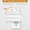SETEN LED Plug-in Wall Night Light with Dimmable 0-300 Lumens,