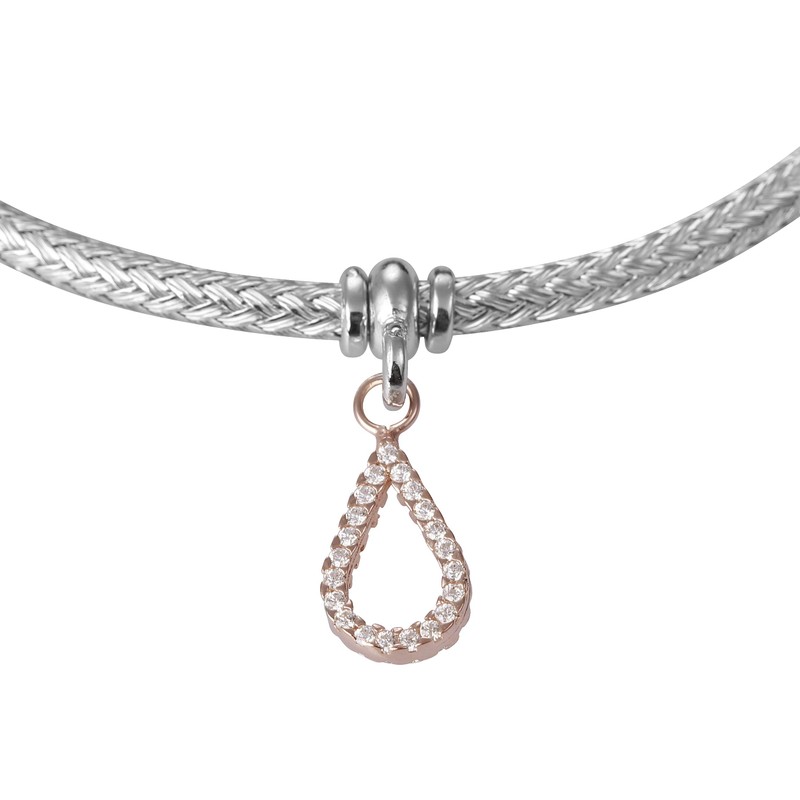 Orphelia Women Silver Bangle - ZA-7398