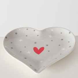 Boltze Home Anella Ceramic Heart Bowl