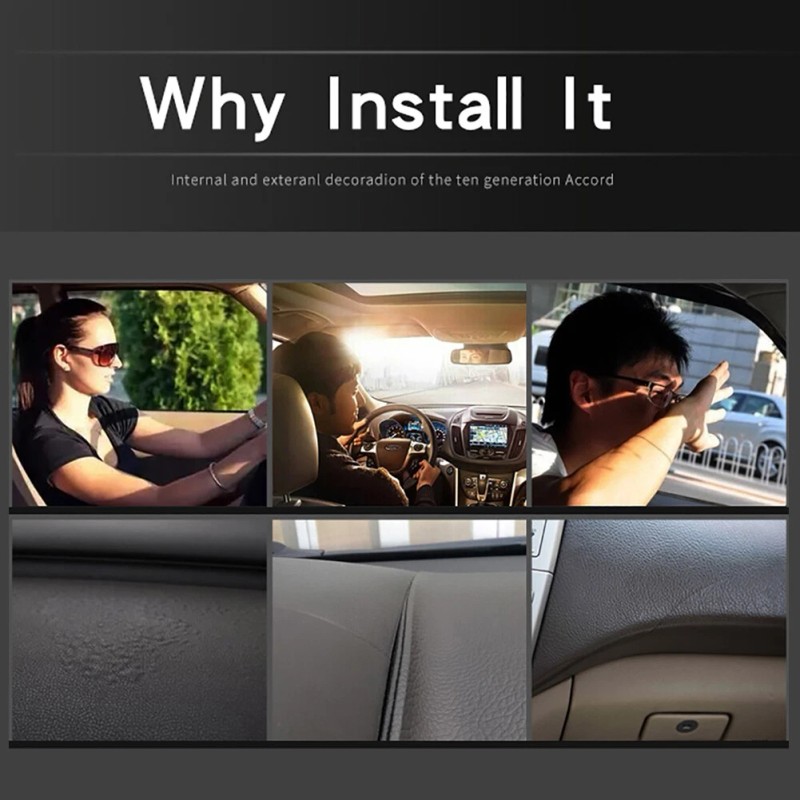 Unbranded Dashboard Cover Dashmat Dash Mat Pad For Honda Civic