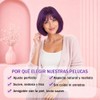 GALASALA Disfraz Mujer, Pelucas para Mujer Bob Corto con Flequillo