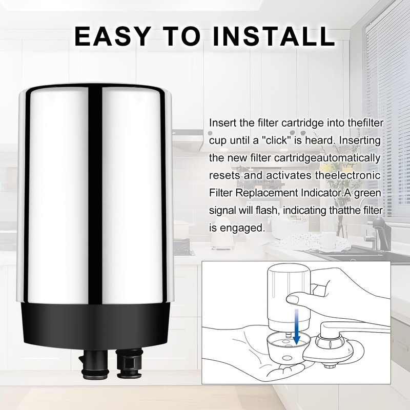 Faucet Water Filter Replacement for Brita®Faucet Filter，Brita® FR-200, FF-100 Replacement