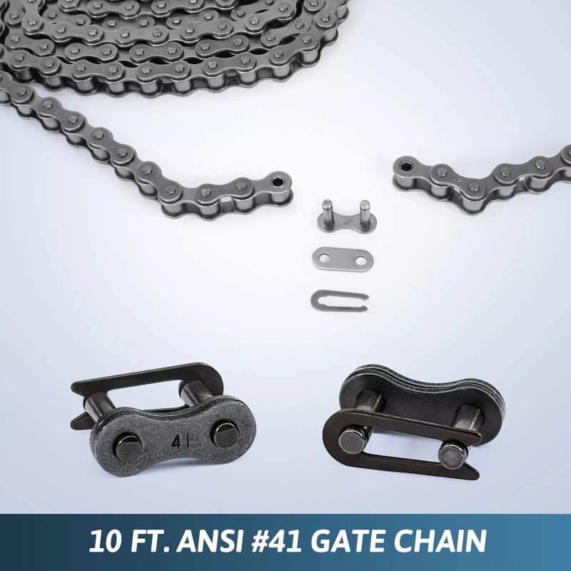 CO-Z Automatic Gate Opener Chain Replacement Extension 41 Roller Chain