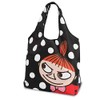 Small Planet Moomin Kurukuru Shopping Bag Little Me Dot BK