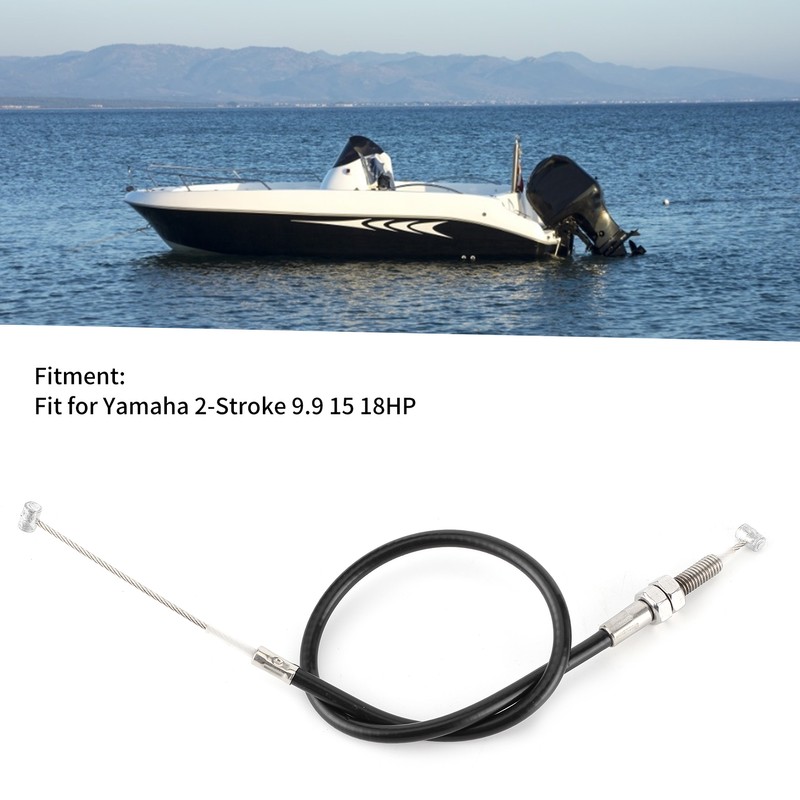Throttle Cable Push Wire Line Fit for Yamaha 2‑Stroke 9.9