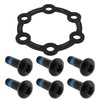 eMagTech 2mm Hub Brake Disc Spacer with Screws Aluminum Alloy