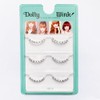 Musegetes 3 Pairs Lower Eyelashes False Eyelashes Transparent Axis False
