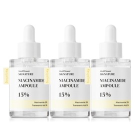 Signature Niacinamide 15% Ampoule 30ml 1+1+1 / Skin Tone, Skin Radiance, Pore Improvement, Moisturizing, Soothing / 시그니처 나이아신아마이드 15% 앰플 30ml 1+1+1피부톤 피부윤기 모공개선 보습 진정