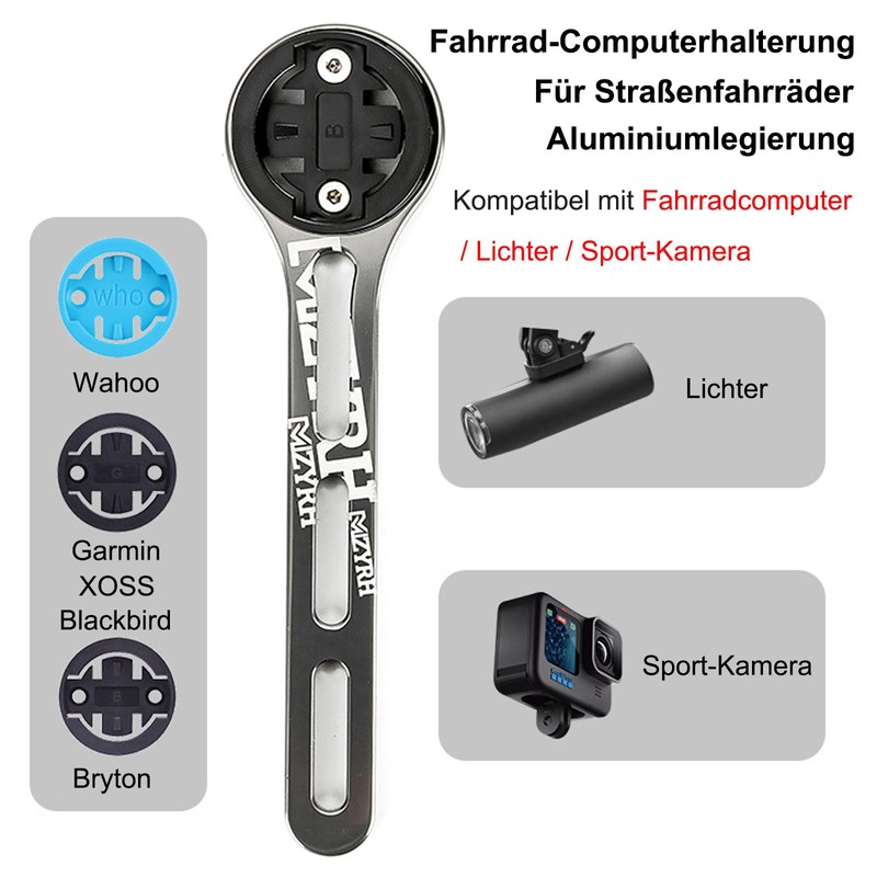 KMRDND Road Bike Computer Mount for Garmin Edge 130, 530,