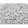 500 White Number Beads 7mm Round Number Beads for Making