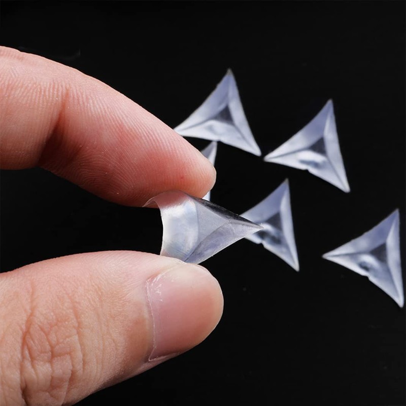 Pack of 100 Transparent Edge Dust Protection for Cupboard Drawer