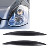 2pcs Carbon Fiber Headlight Eyebrows Left Right Glossy 3K Twill