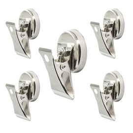 Strong Magnetic Clips - Heavy Duty Refrigerator Magnet Clips - glrovazas Scratch Safe - Clip Magnets Best for House Office School Use, Hanging Home Decoration, Photo Displays- 5Pcs
