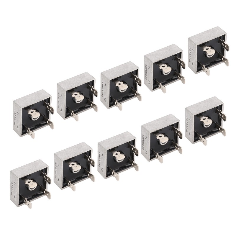 10Pcs 1000V 50A Single Phase Diode Bridge Rectifier Excellent Cooling