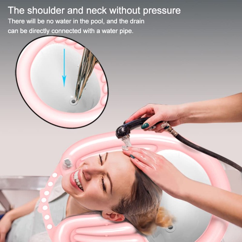 Portable Inflatable Shampoo Basin for Elderly Disabled Pregnant Women Postoperative