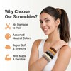 ZUBIV Soft Elastic Hair Scrunchies for Women