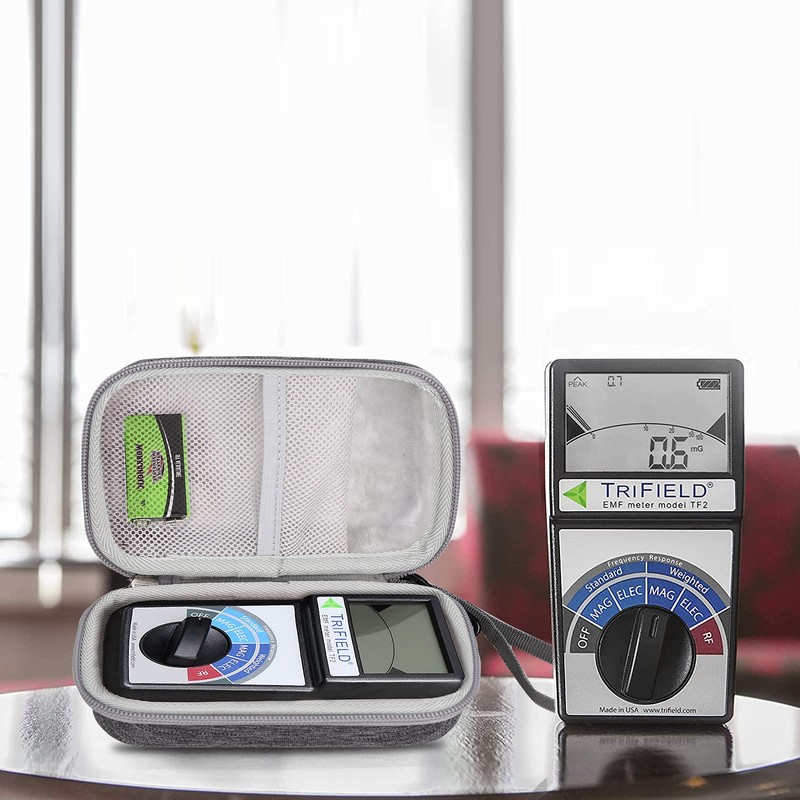 T2BTHRS Hard EVA Storage Case for Nelko P21,TriField EMF TF2,EMF