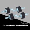 4pcs M8 30x20mm Anti-Vibration Rubber Mount Isolator Mount Air Compressor