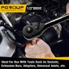 pgroup 1/2-Inch Drive Ratchet Wrench, 90 Tooth Reversible Ratchet, 4-Degree