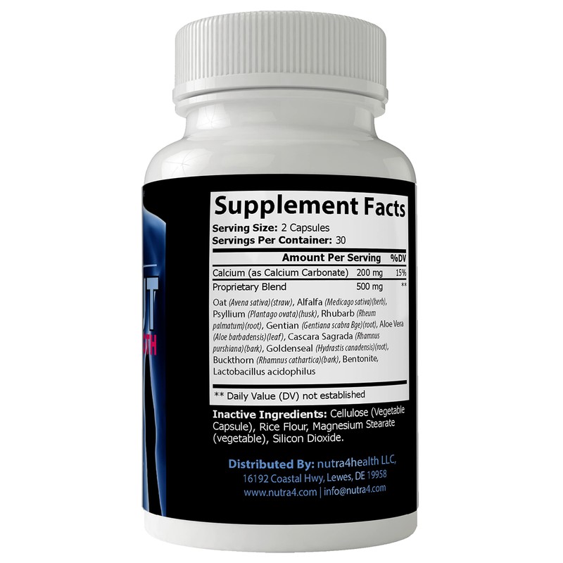 Synogut Advanced Maximum Strength Digestive Health and Metabolism Support Supplement