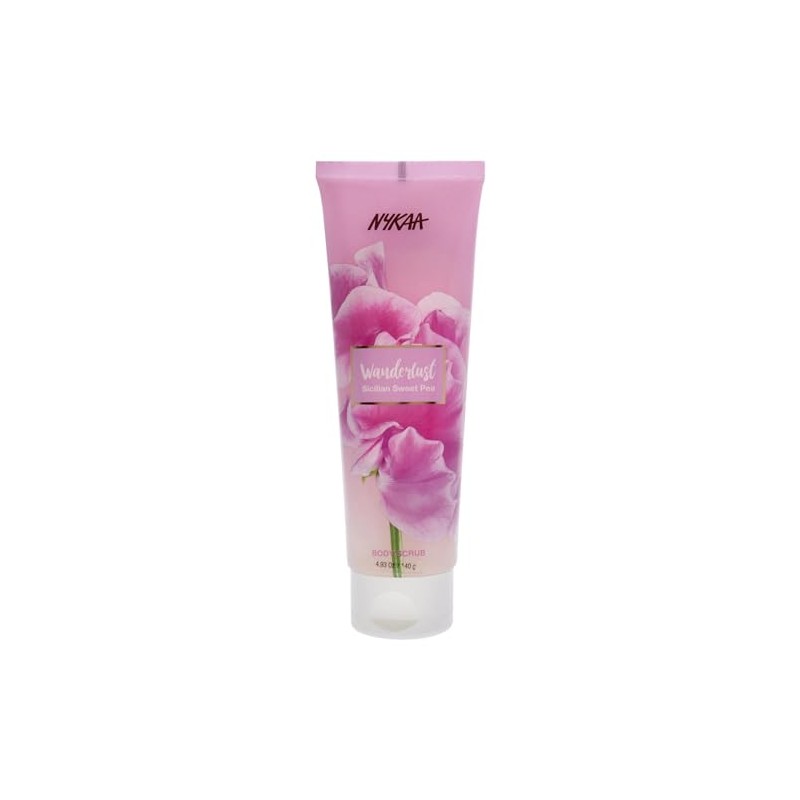 Nykaa Wanderlust Sicilian Sweet Pea Body Scrub - Exfoliating Body