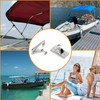 Boat Deck Hinge Bimini Top Side Mount,316 Stainless Steel Deck