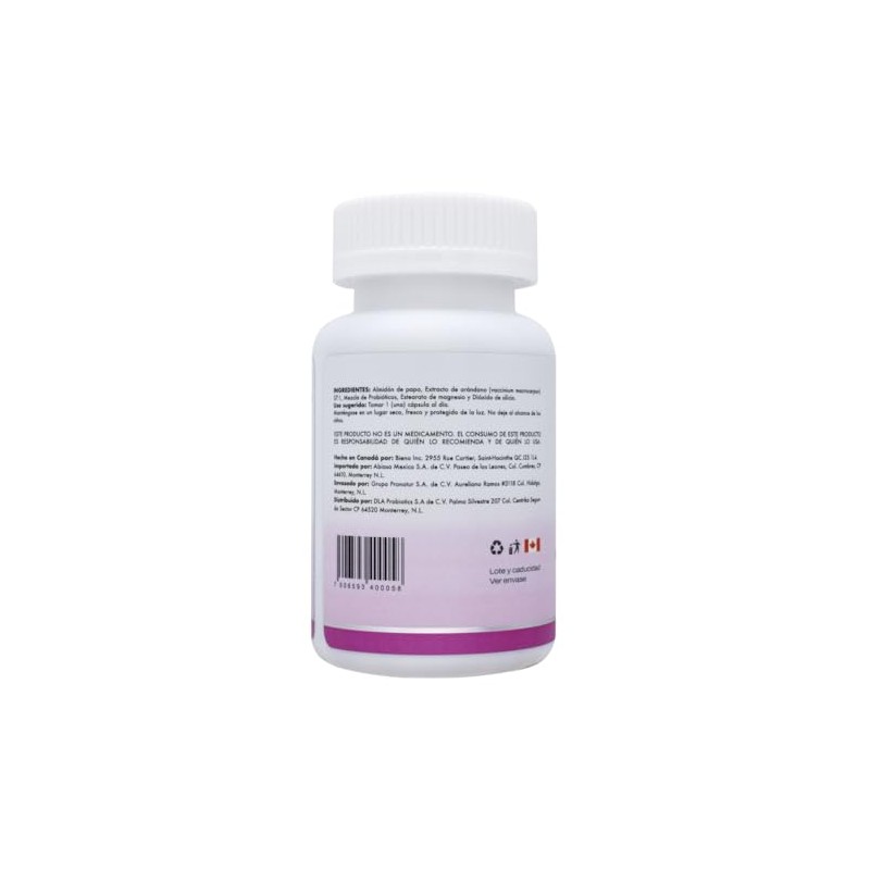 Pro + Fem Probióticos para Mujer 30 capsulas Veganas 5