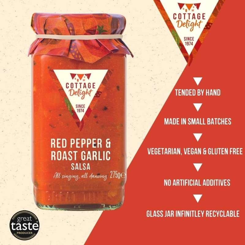 Cottage Delight Red Pepper & Roast Garlic Salsa