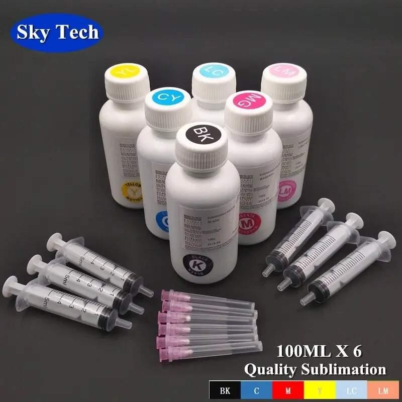 6 Sublimation ink For Epson - Color: One Set-KCMY LC