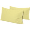 R&Z Plain Dyed Luxury Polycotton Housewife New 2 x Pillow