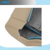 LABLT Driver Bottom & Top Leather Seat Cover Tan Replacement