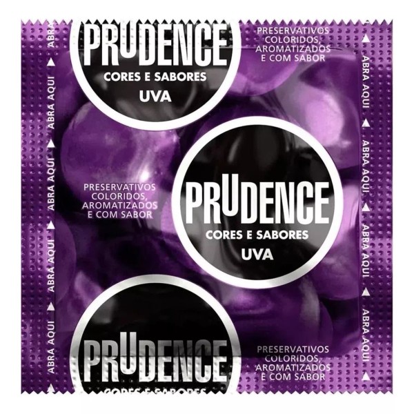Prudence Condones Prudence 100 Pzas Uva Sabor Y Aroma