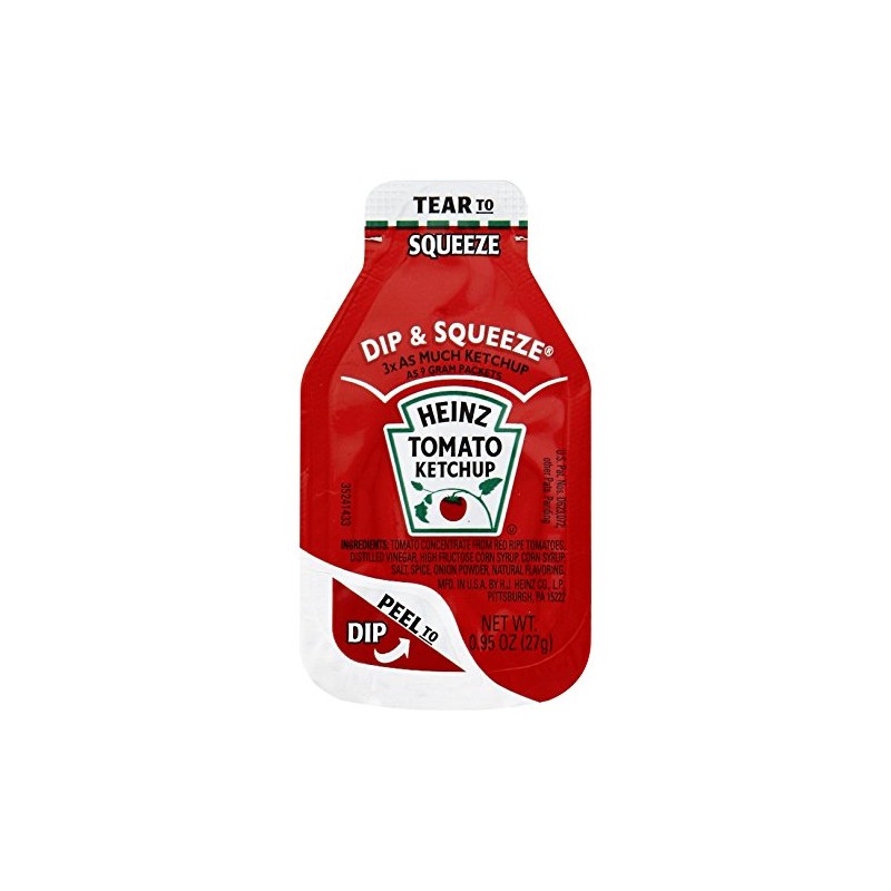 Heinz Ketchup Dip & Squeeze Single Serve Packet (0.95 oz