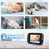 HelloBaby Monitor with Camera and Audio, IPS Screen LCD Display