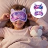 2 Pcs Sleep Mask, Cute Starry Sky Eye Mask, Adjustable