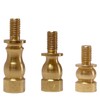 Lamp Shade Risers 1/0.75/0.5" Brass 3-Pack for Lamps, HeYuGo