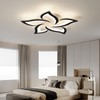 JAYMP 25.6" Flower Shaped Ceiling Light Dimmable Modern Ceiling Lamp