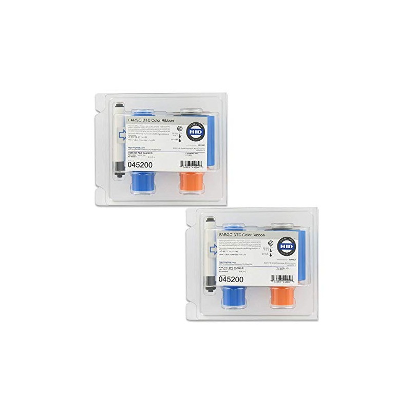 Fargo 45200 YMCKO Color Ribbon for DTC4500 & DTC4500e Printers