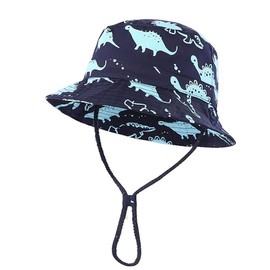 Baby Toddler Kids Bucket Sun Hat for Girls Boys, Infant Wide Brim Summer Beach Cap, Newborn to 5Y (AU, Age, 12 Months, 3 Years, Light Blue)