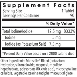 Iodoral IOD-12.5 Optimox, 90 Tabs, New, Sealed!