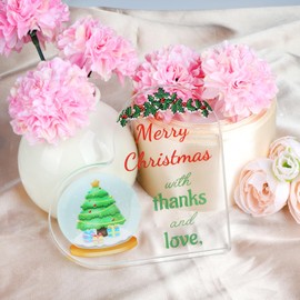 Acrylic,Heart-Shaped Acrylic Plaque, Christmas Gifts for Mum, Girlfriend, And Good Friends, Unique Family Decoration with Inspirational Quotes, Ideas for Birthday and Retirement Gifts for Women