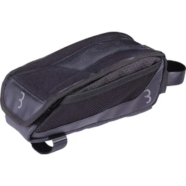 BBB Cycling Pouch Frame Bag TopTank | Universal Fit Smartphone Touchscreen MTB Road and Urban Biking | BSB-18 7" Top Tube Bicycle Storage 7,5L for Race Mountain, Black, |