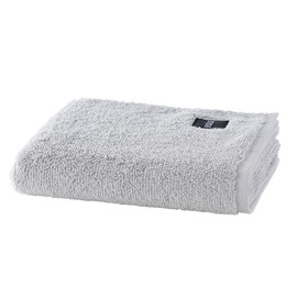 UCHINO EOLE Face Towel, 13.4 x 31.5 inches (34 x 80 cm), Fluffy, Absorbent, Quick Drying, Simple, 100% Cotton, Light Gray