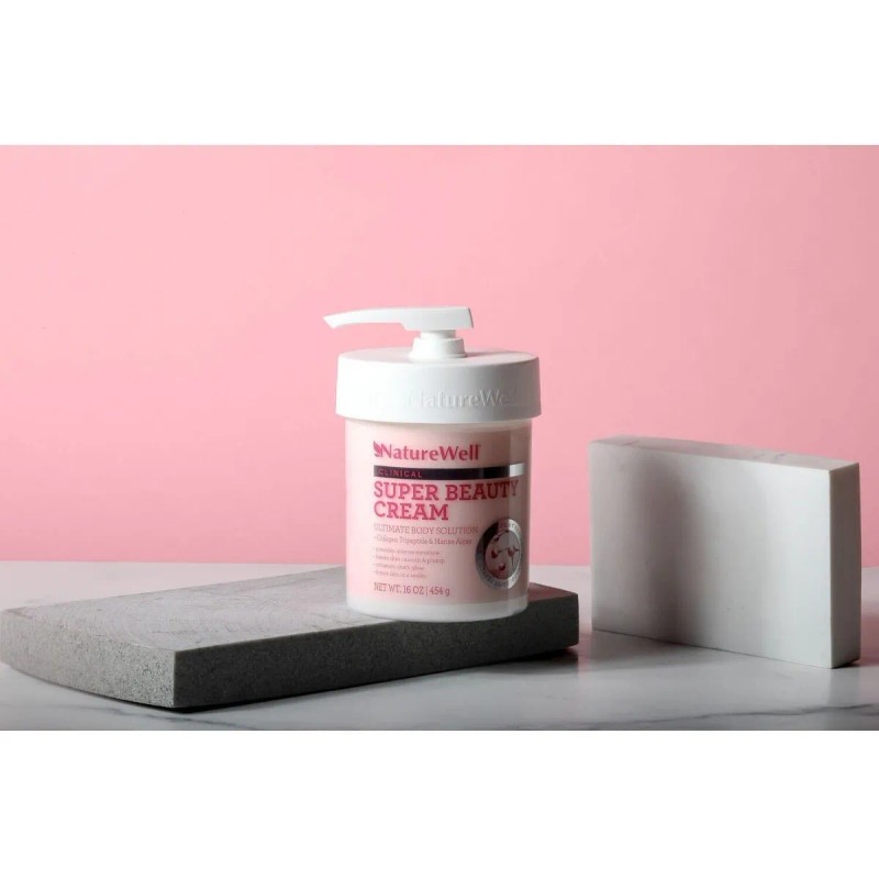Crema Para Cara Y Cuerpo Super Beauty Cream Naturewell 454g