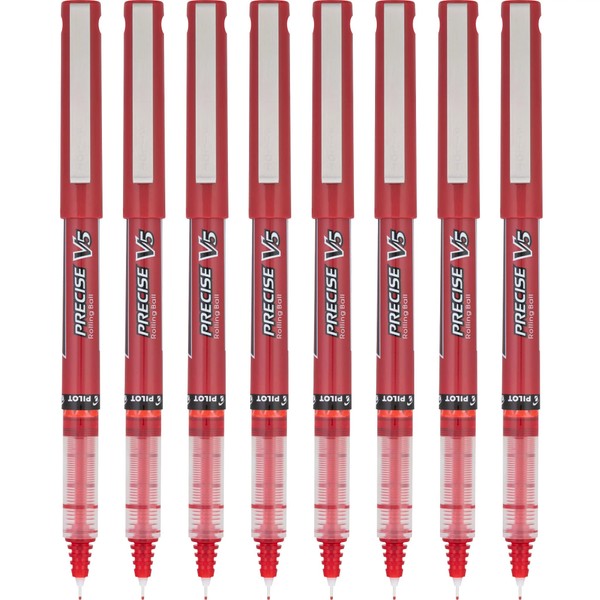 PILOT Precise V5 Stick Liquid Ink Rolling Ball Stick Pens,