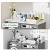Wisuce 2-Tier Washer Dryer Countertop, 27.5" x 54" Bamboo Laundry