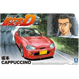 青島文化教材社 頭文字D No.02 坂本 カプチーノ 1/24スケール プラモデル